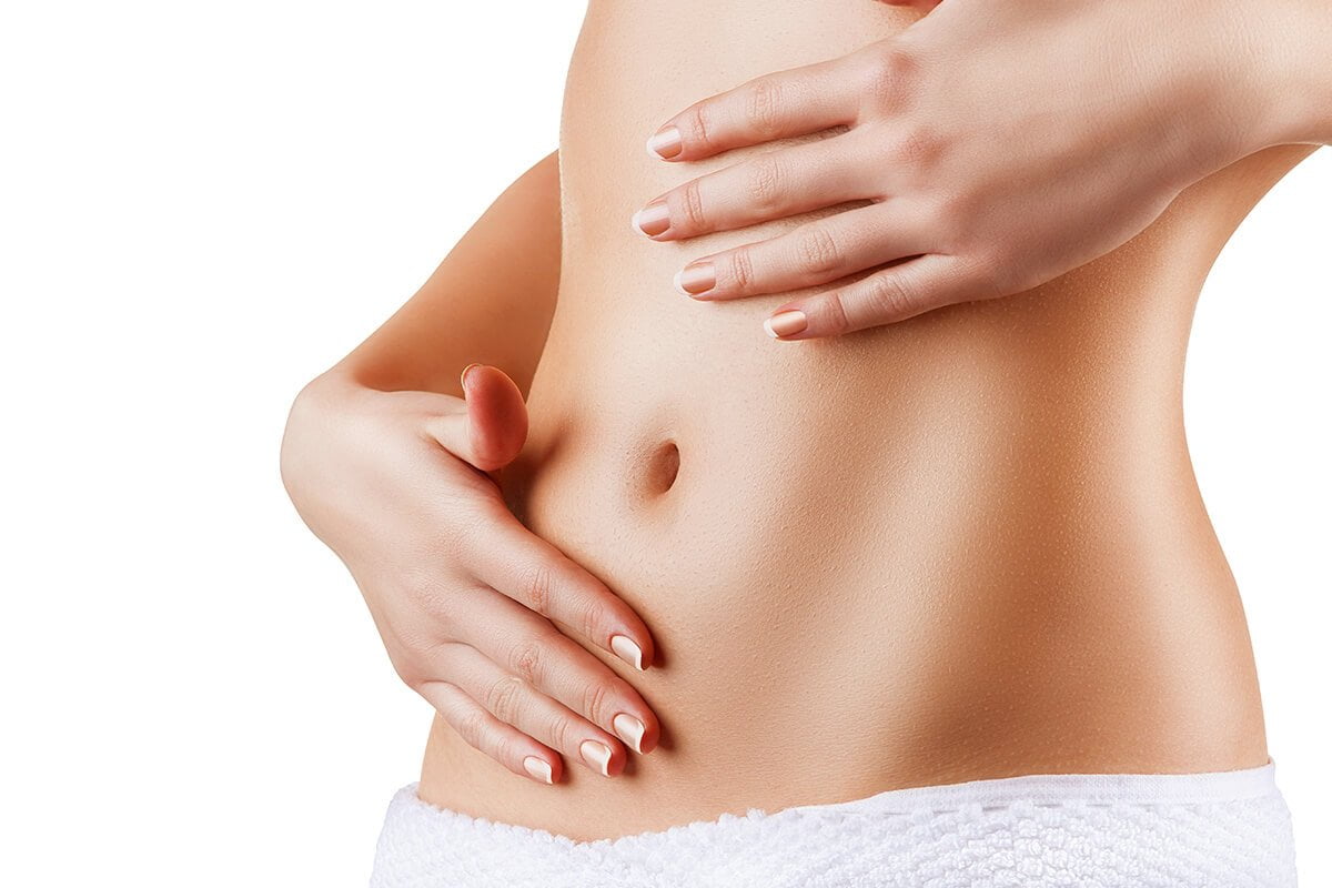 Pretty belly button after tummy tuck